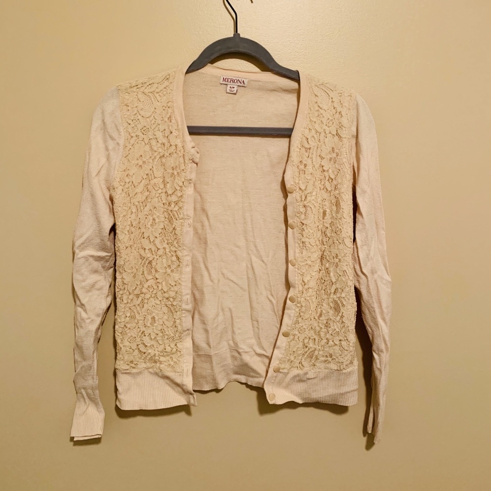 Merona Lace Cardigan